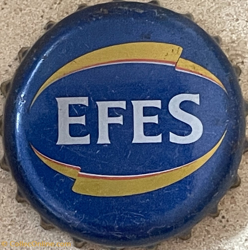 tampinhas de garrafas cerveja turquia efes