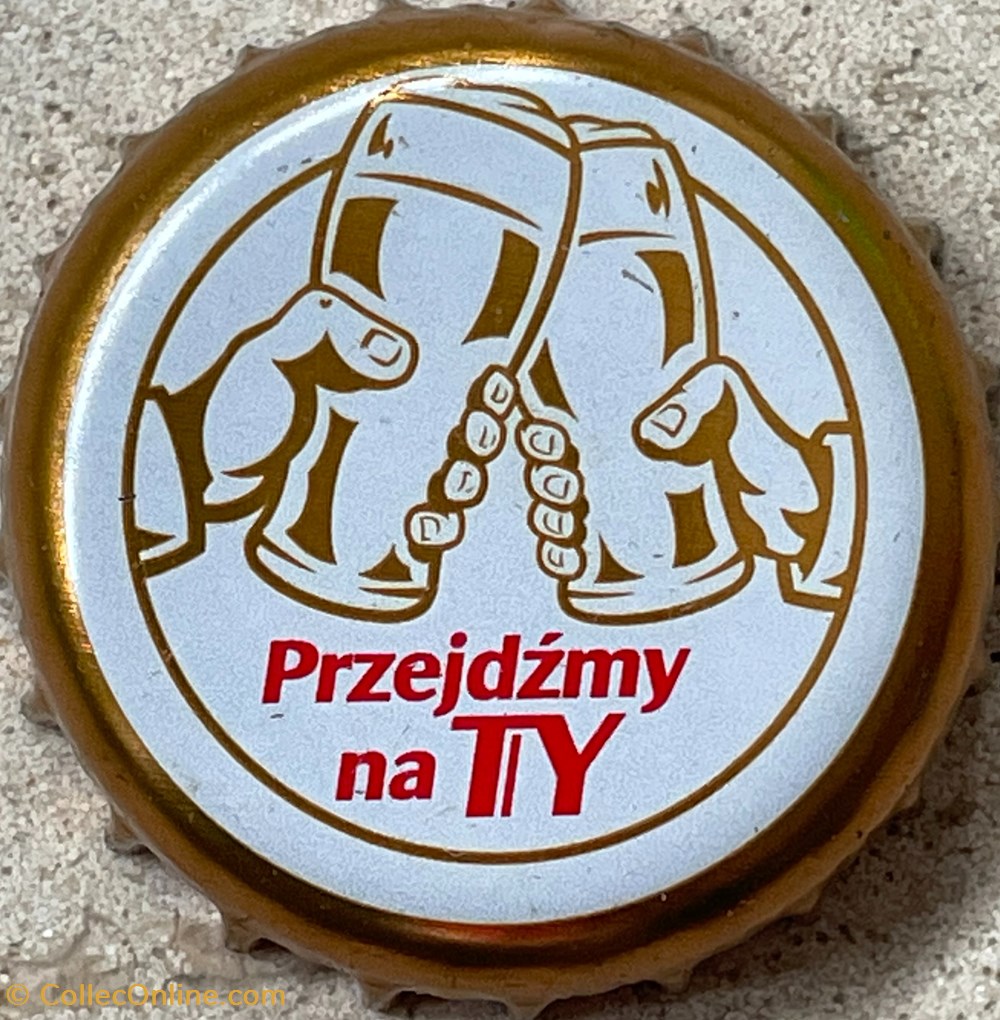 tampinhas de garrafas cerveja polonia tyskie