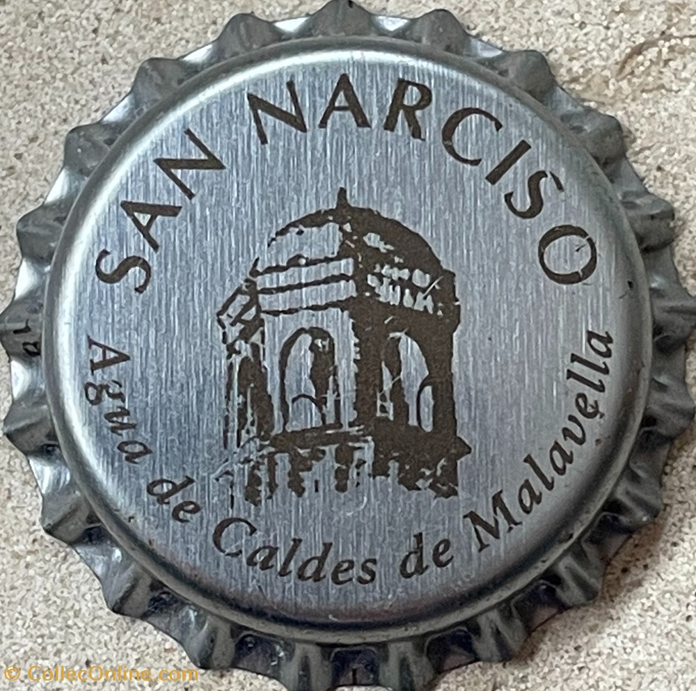 tampinhas de garrafas agua mineral san narciso