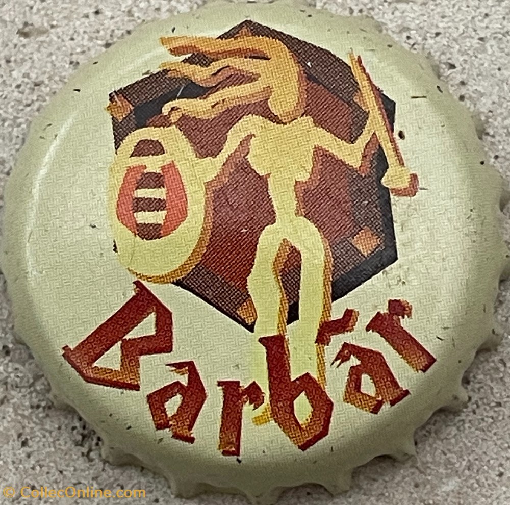 tampinhas de garrafas cerveja belgica barbar