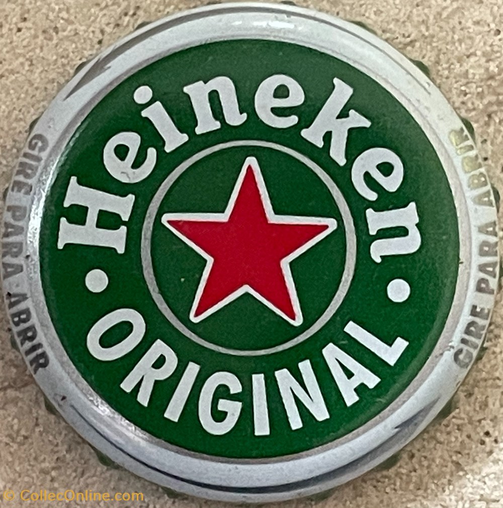 tampinhas de garrafas cerveja brasil heineken