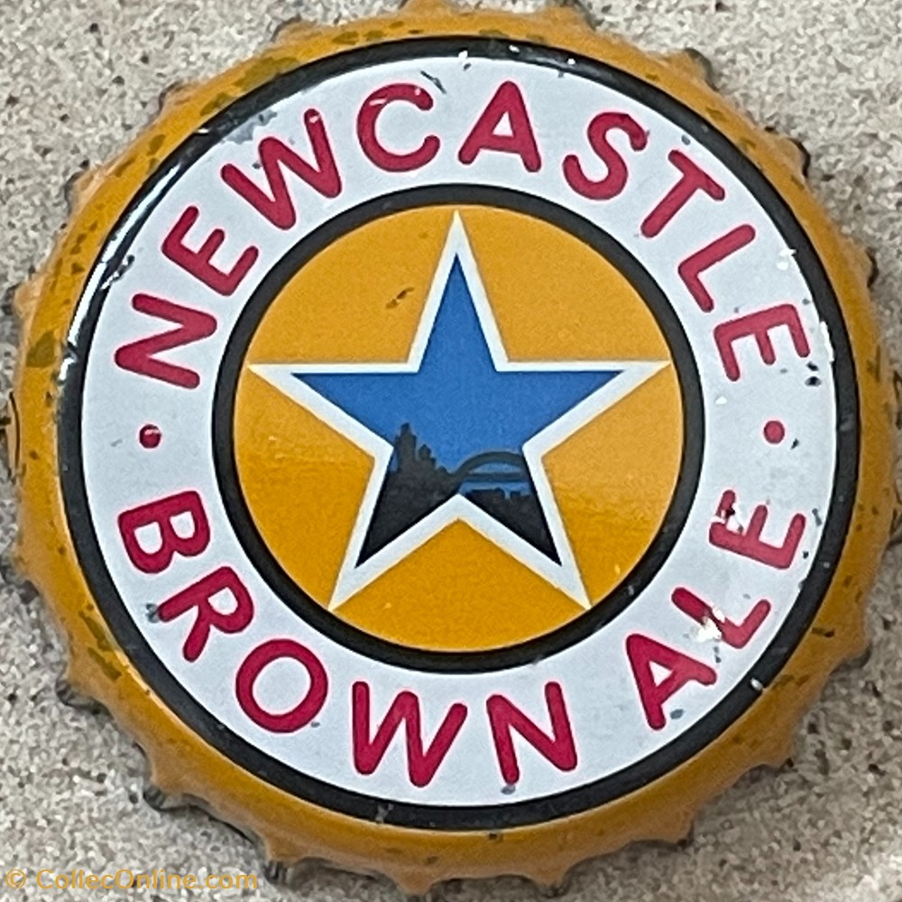 tampinhas de garrafas cerveja reino unido newcastle