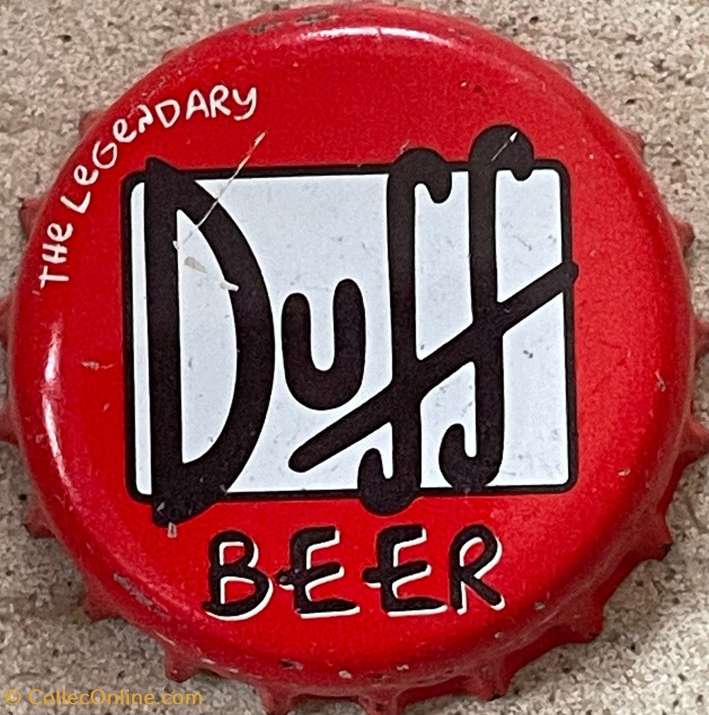 tampinhas de garrafas cerveja alemanha duff beer