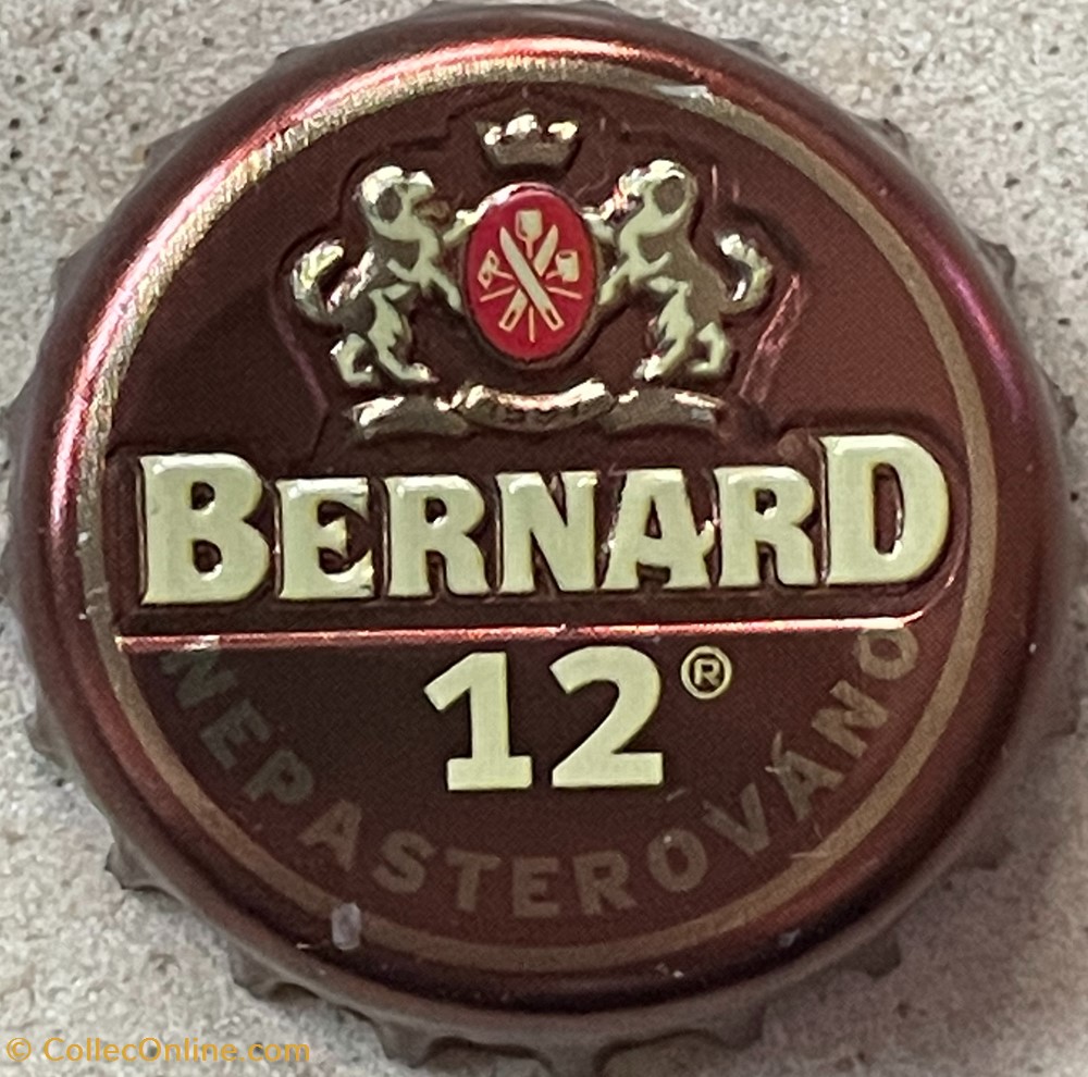 tampinhas de garrafas cerveja republica checa bernard 12