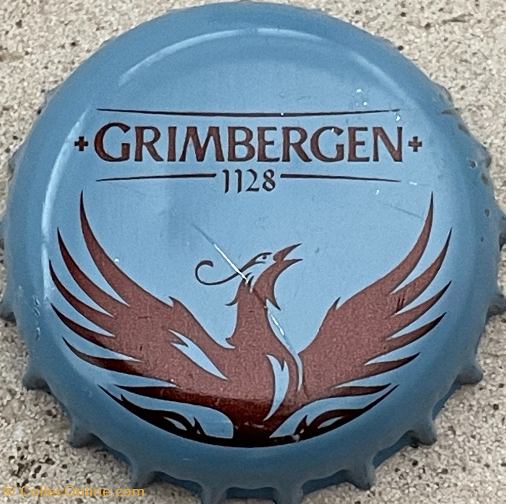 tampinhas de garrafas cerveja belgica grimbergen