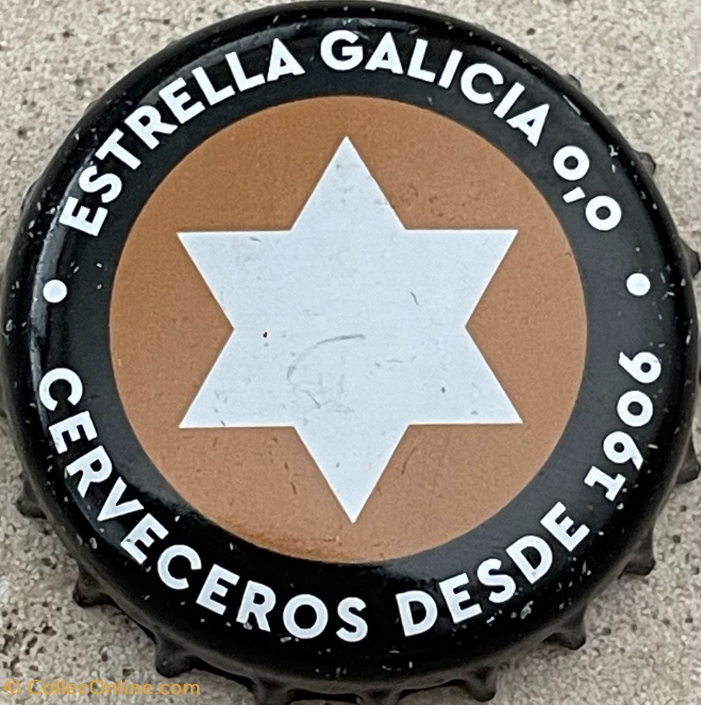Estrella Galícia tampinhas de garrafas cerveja espanha estrella galicia