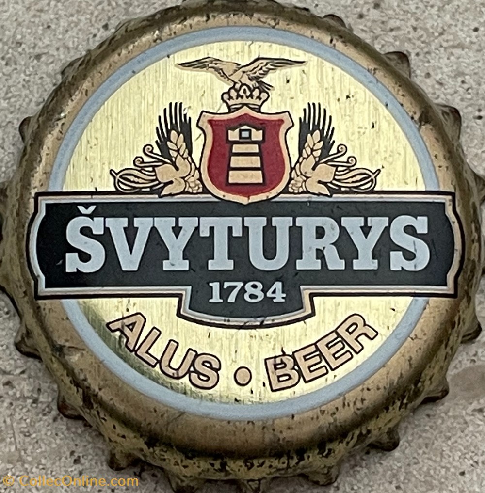 Svyturys tampinhas de garrafas cerveja lituania svyturys