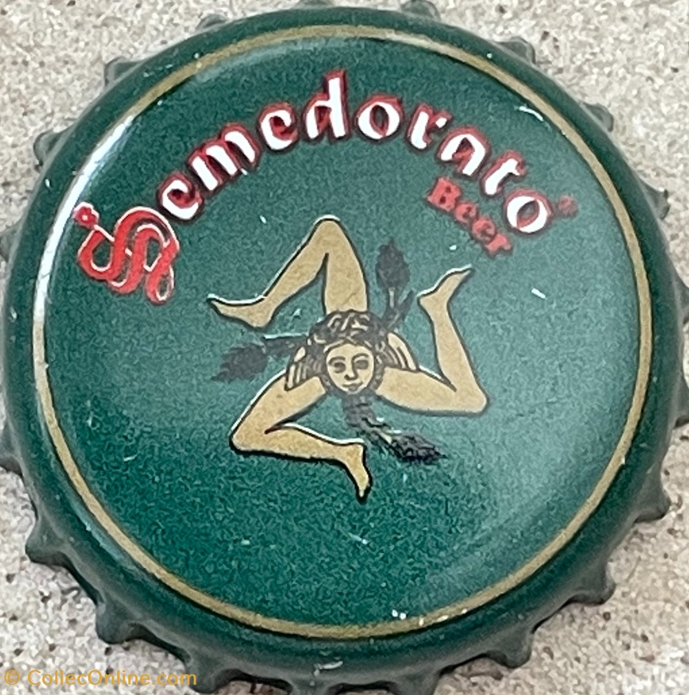 tampinhas de garrafas cerveja italia semedorato