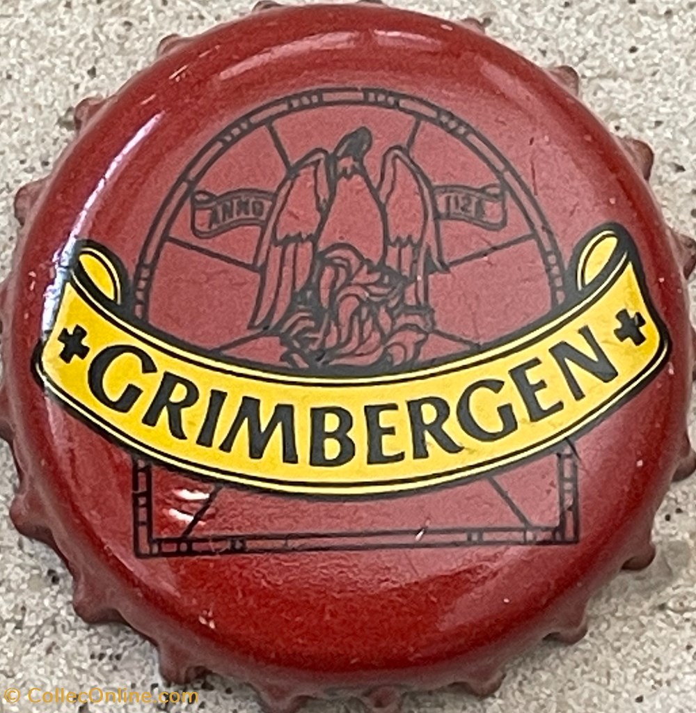 tampinhas de garrafas cerveja belgica grimbergen
