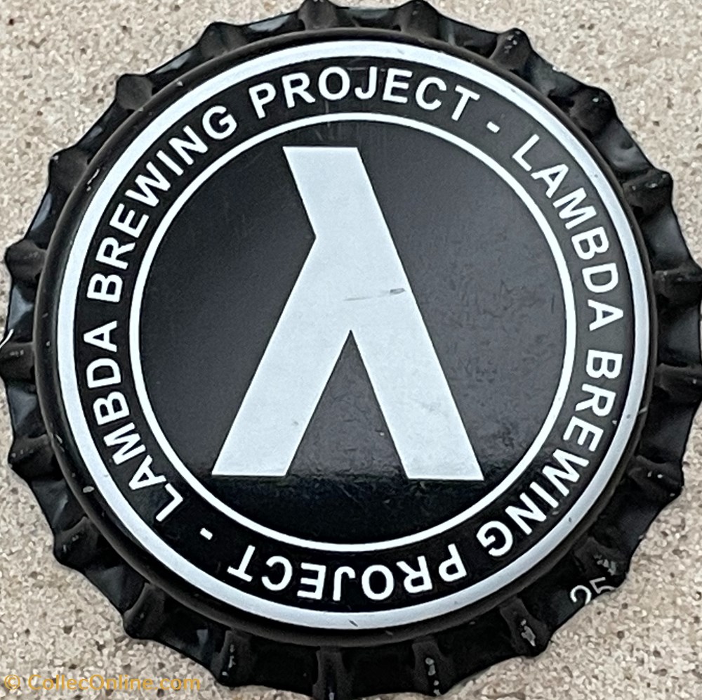 tampinhas de garrafas cerveja franca lambda