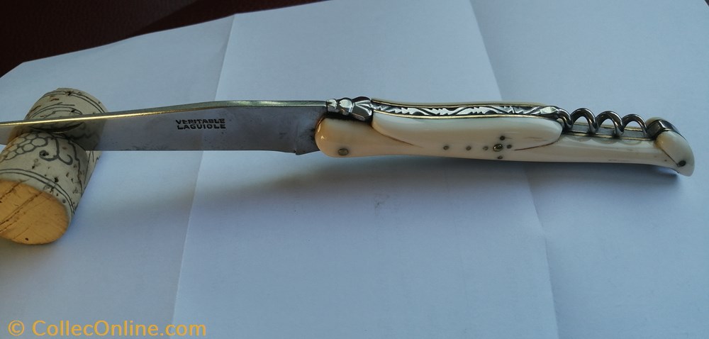 couteaux regionaux laguiole therias 12cm ivoire