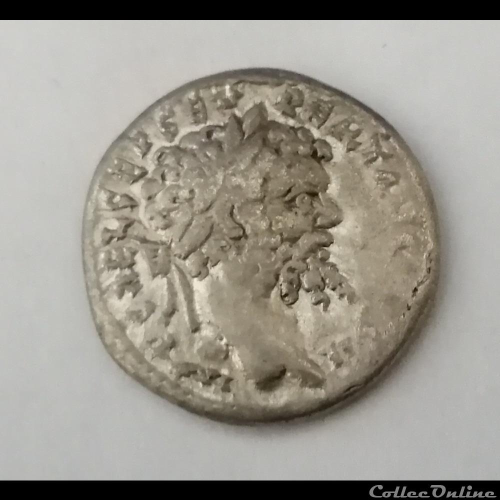 Denier Septime Sévère monnaie antique romaine denier septime severe