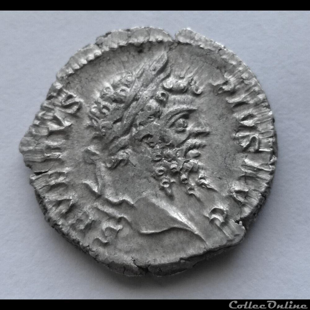 Denier Septime Sévère. monnaie antique romaine denier septime severe