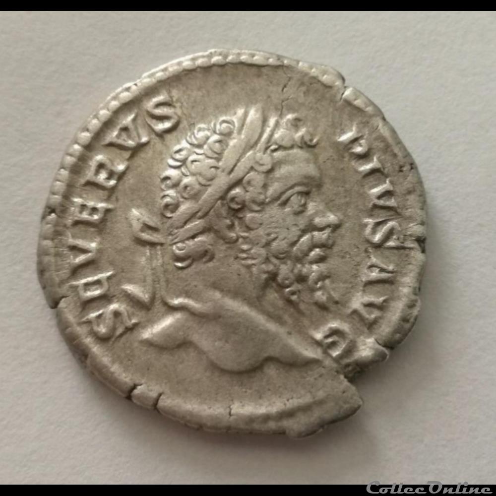 Denier Septime Sévère. monnaie antique romaine denier septime severe