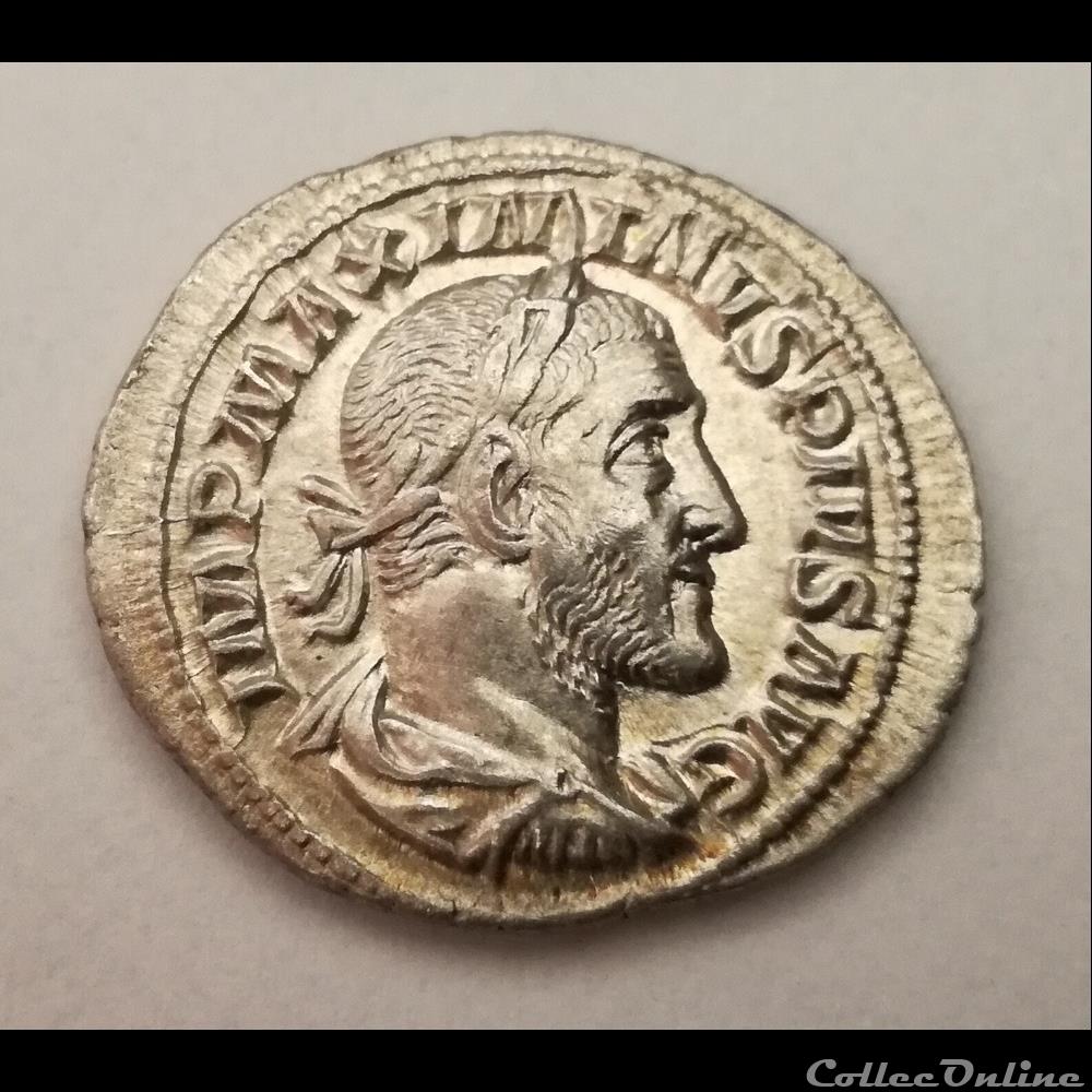 Denier Maximin 1er le Thrace. monnaie antique romaine denier maximin 1er le thrace