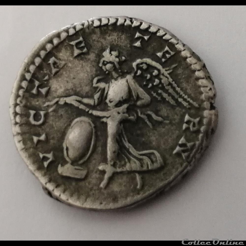 Denier Septime sévère. monnaie antique romaine denier septime severe