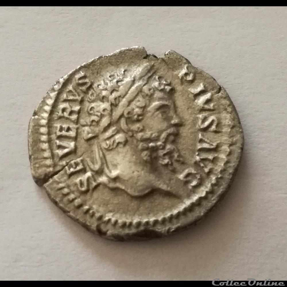 Denier Septime Sévère. monnaie antique romaine denier septime severe