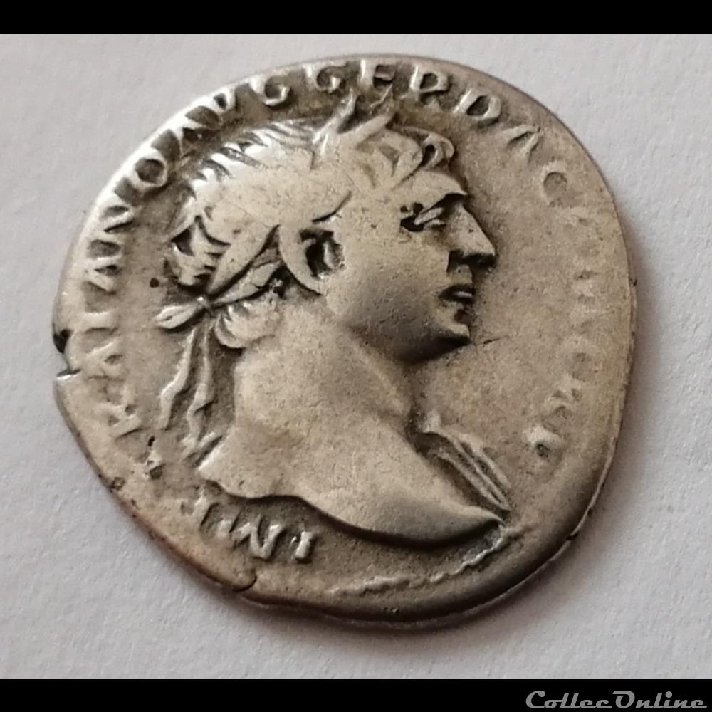 monnaie antique romaine denier trajan