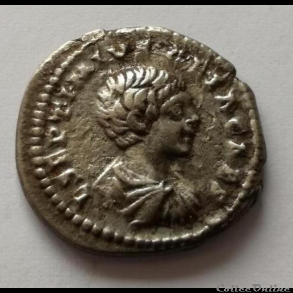 Denier Géta. monnaie antique romaine denier geta