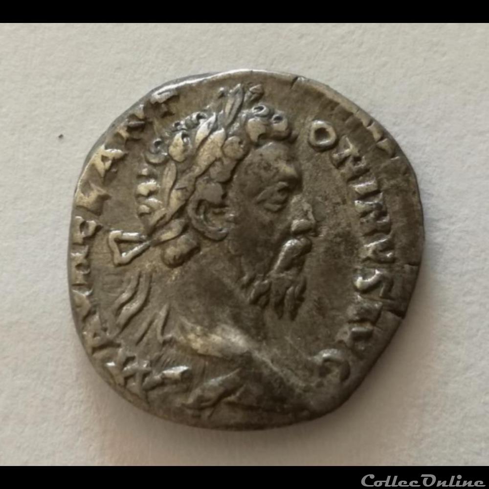 Denier Marc-Aurèle. monnaie antique romaine denier marc aurele