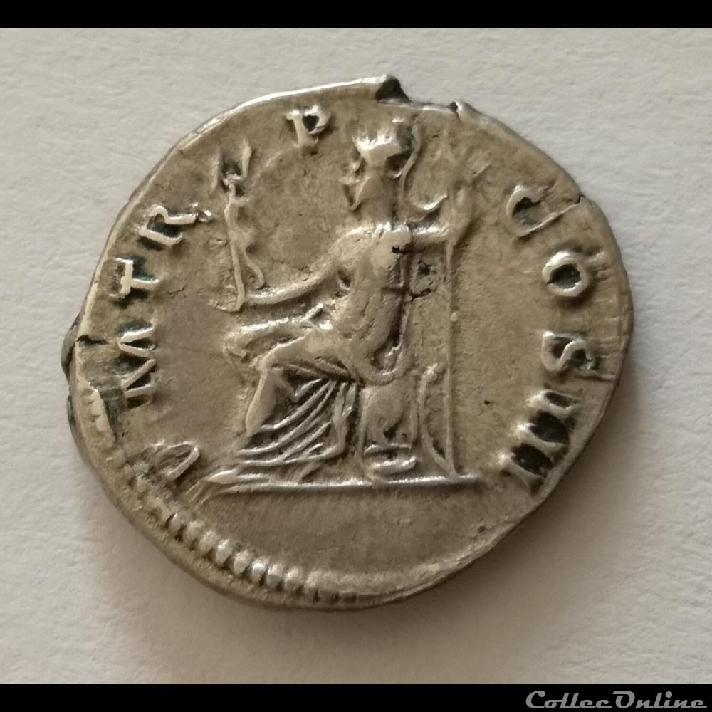 Denier Hadrien. monnaie antique romaine denier hadrien