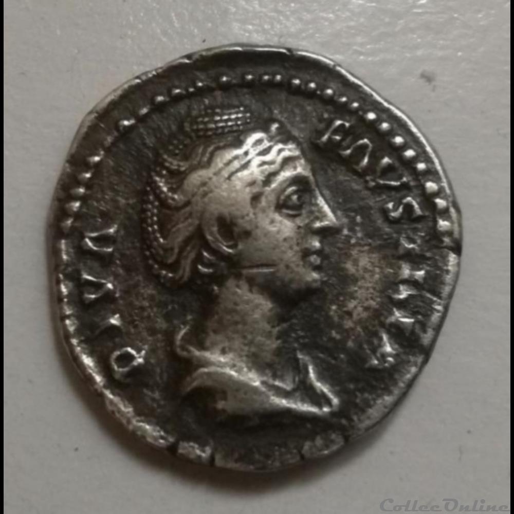 monnaie antique romaine denier faustine mere