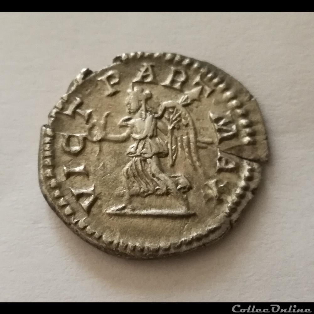 Denier Septime Sévère. monnaie antique romaine denier septime severe