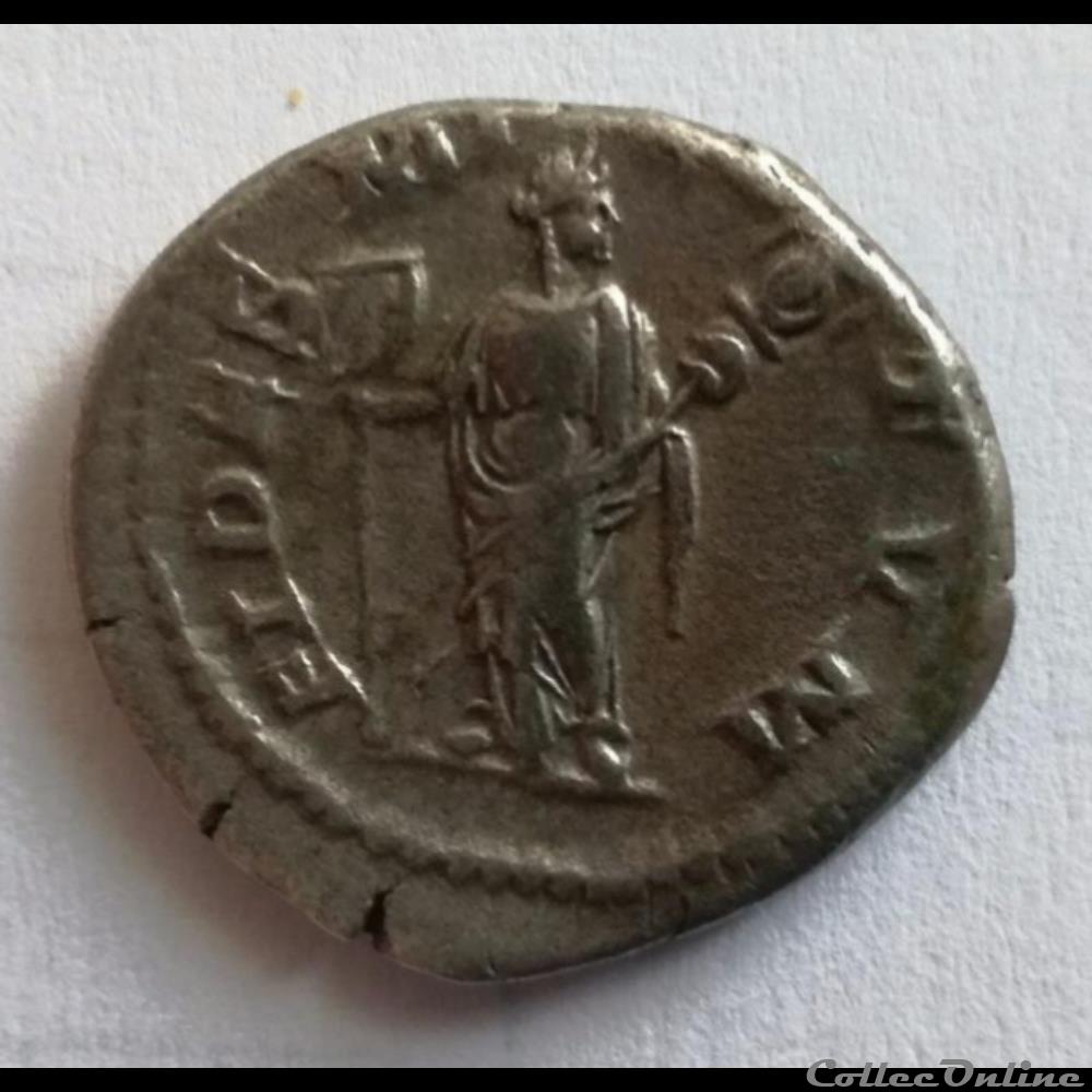 Denier Elagabale. monnaie antique romaine denier elagabale