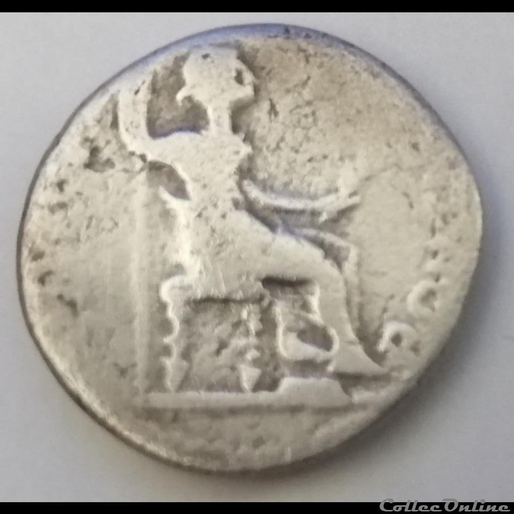 Denier Tibère. monnaie antique romaine denier tibere