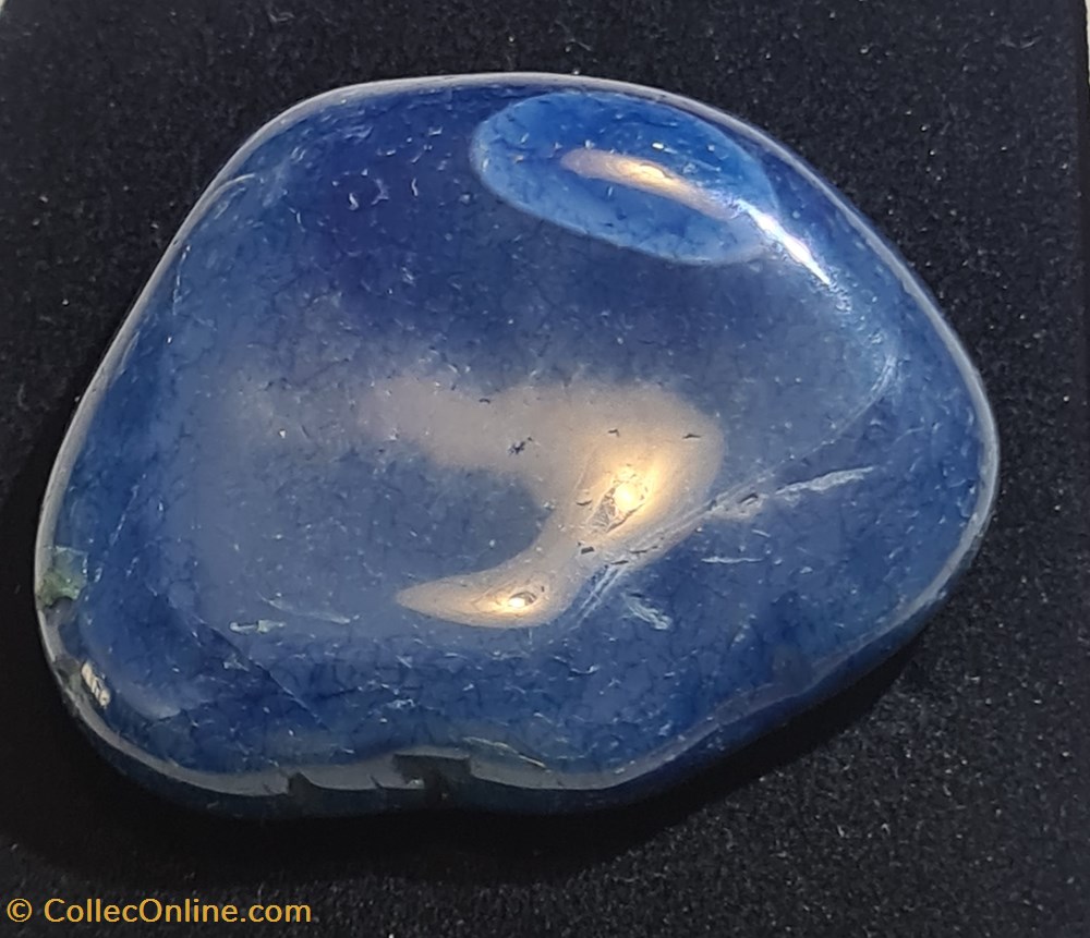mineraux meteorites agathe bleue