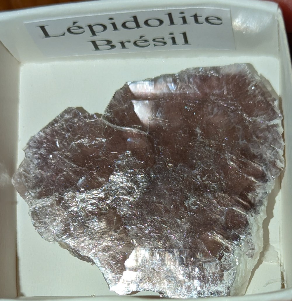 Lépidolite mineraux meteorites lepidolite