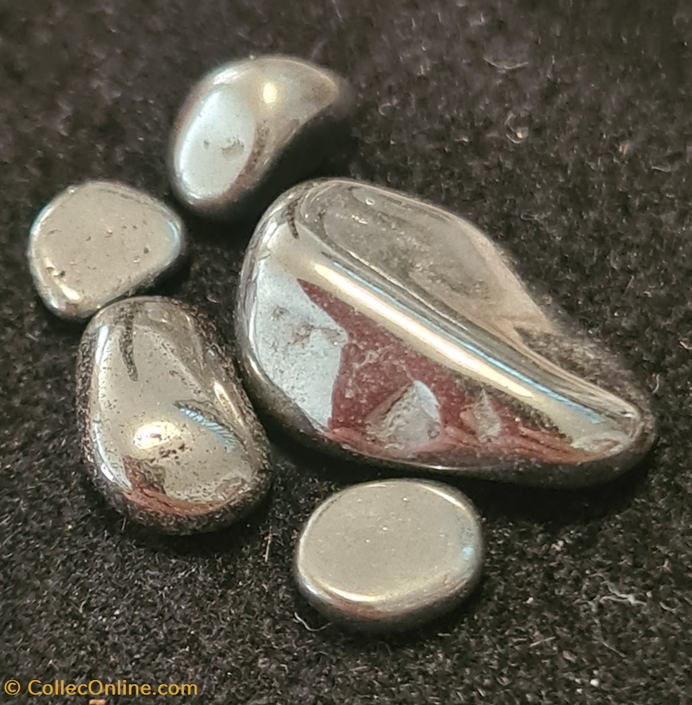 Hématite (polie) mineraux meteorites hematite polie