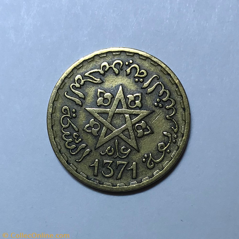 monnaie monde maroc 10 francs mohammed v
