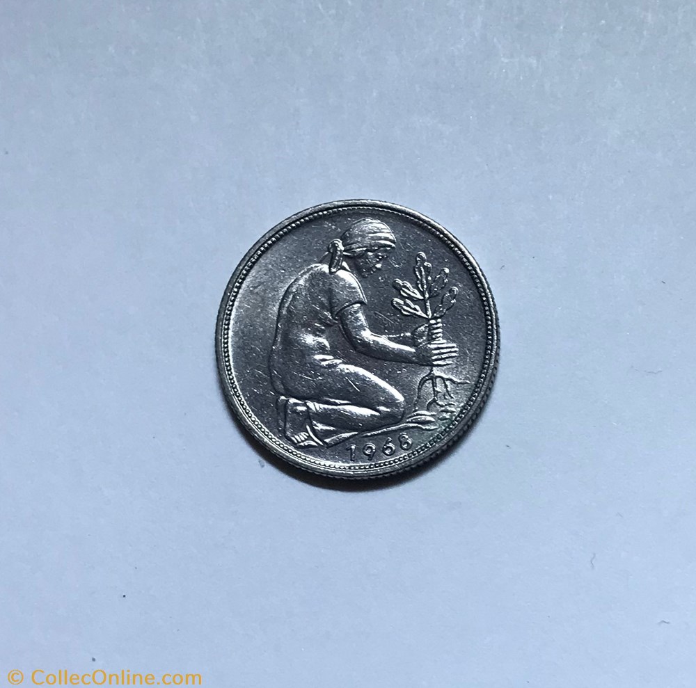 50 Pfenning - 1968 monnaie monde allemagne 50 pfenning 1968