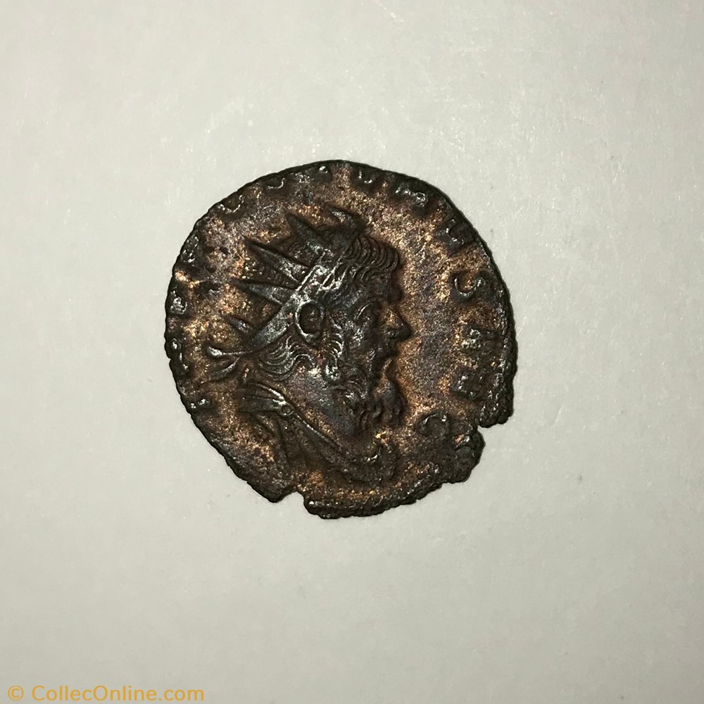 Postume - Fides assise à gauche monnaie antique av jc ap romaine republicaine imperiale postume fides assise a gauche