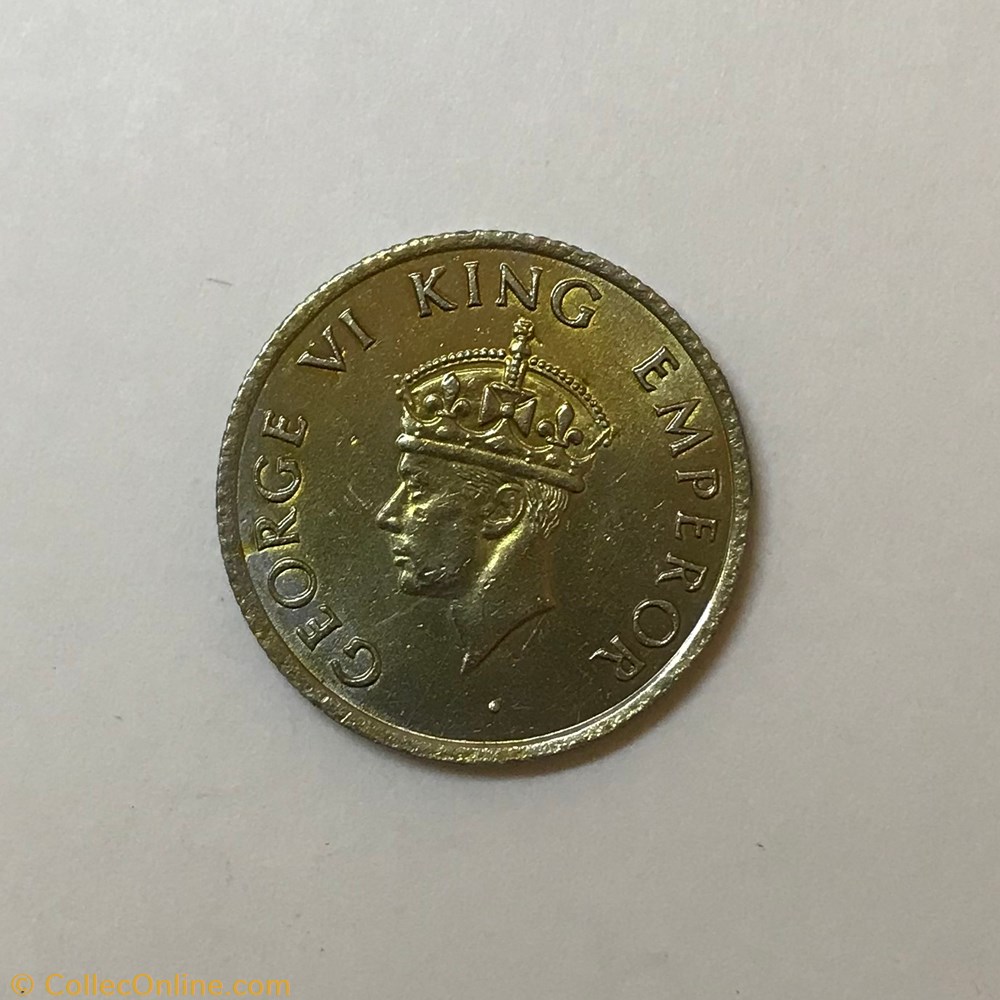 1/4 Rupee - 1946 monnaie monde inde 1 4 rupee 1946