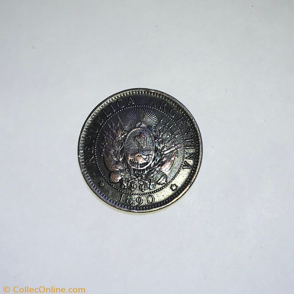 monnaie monde argentine dos centavos la liberte