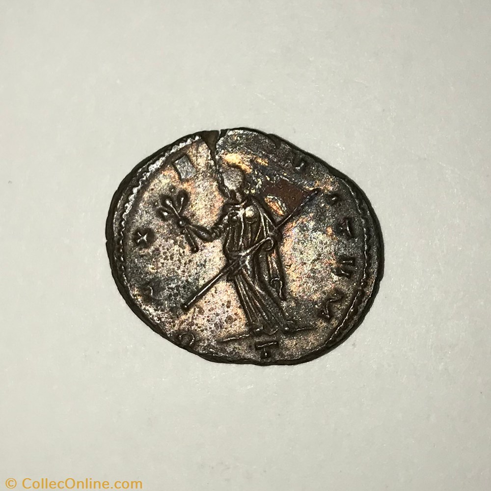 Postume - Pax Equitum monnaie antique av jc ap romaine republicaine imperiale postume pax equitum