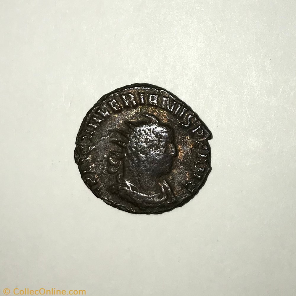 Valérien Ier - Félicité debout à gauche monnaie antique av jc ap romaine republicaine imperiale valerien ier felicite debout a gauche