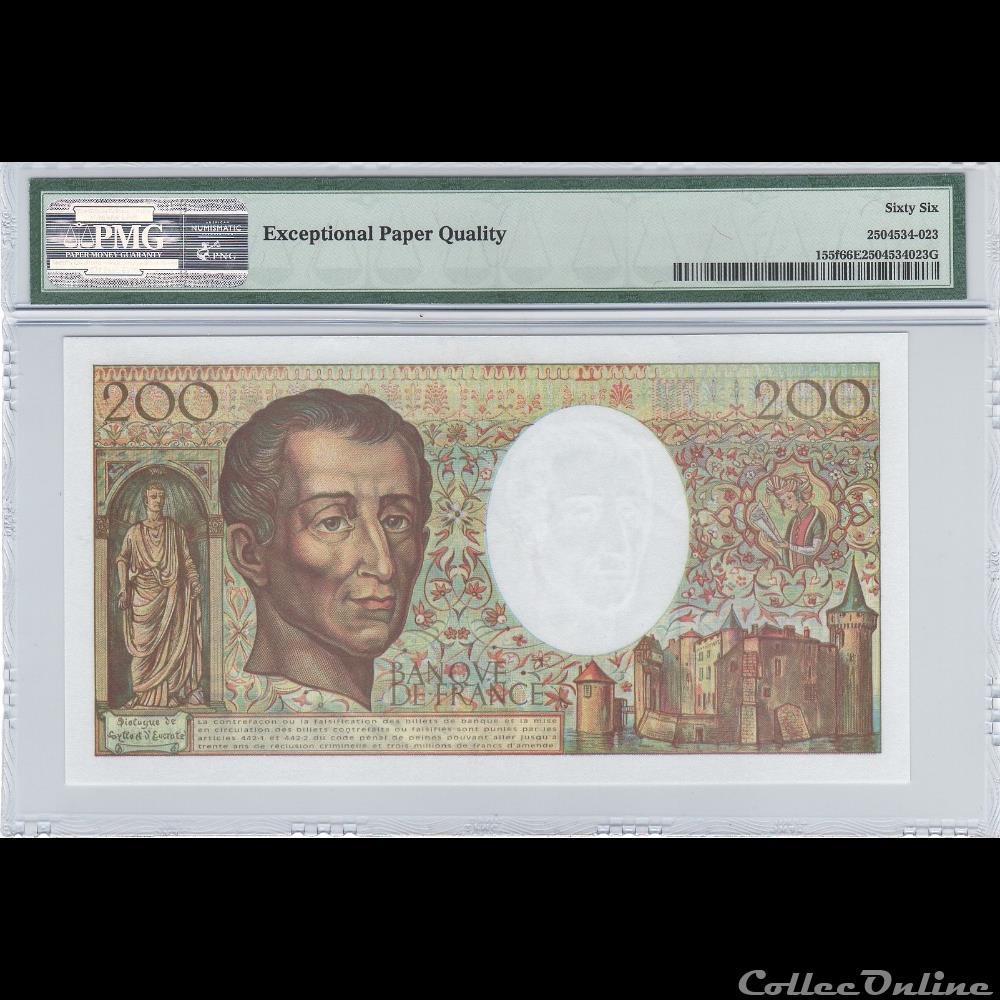 F.70.2.01 1992 M.166 n°808351 ( NEUF ) billet france banque de xxe f 70 2 01 1992 m 166 n 808351 neuf