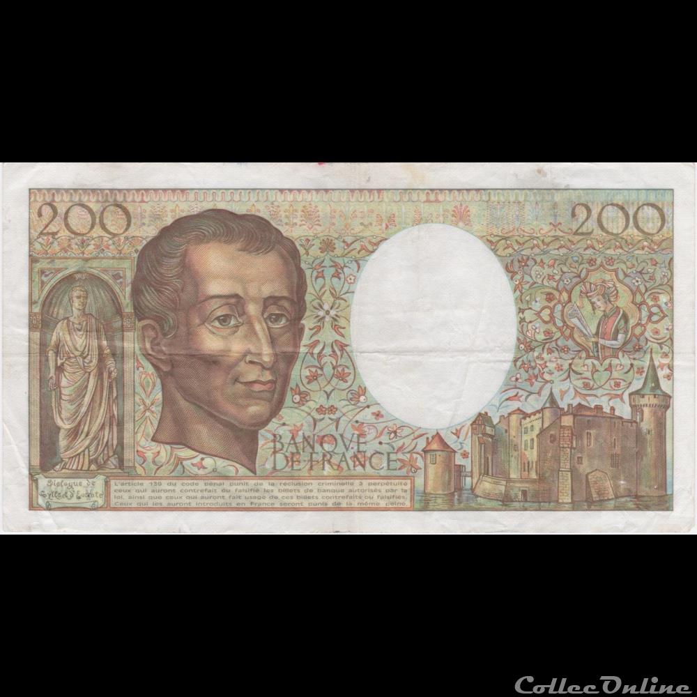 billet france banque de xxe f 70 11 1991 v 090 n 294914 tb