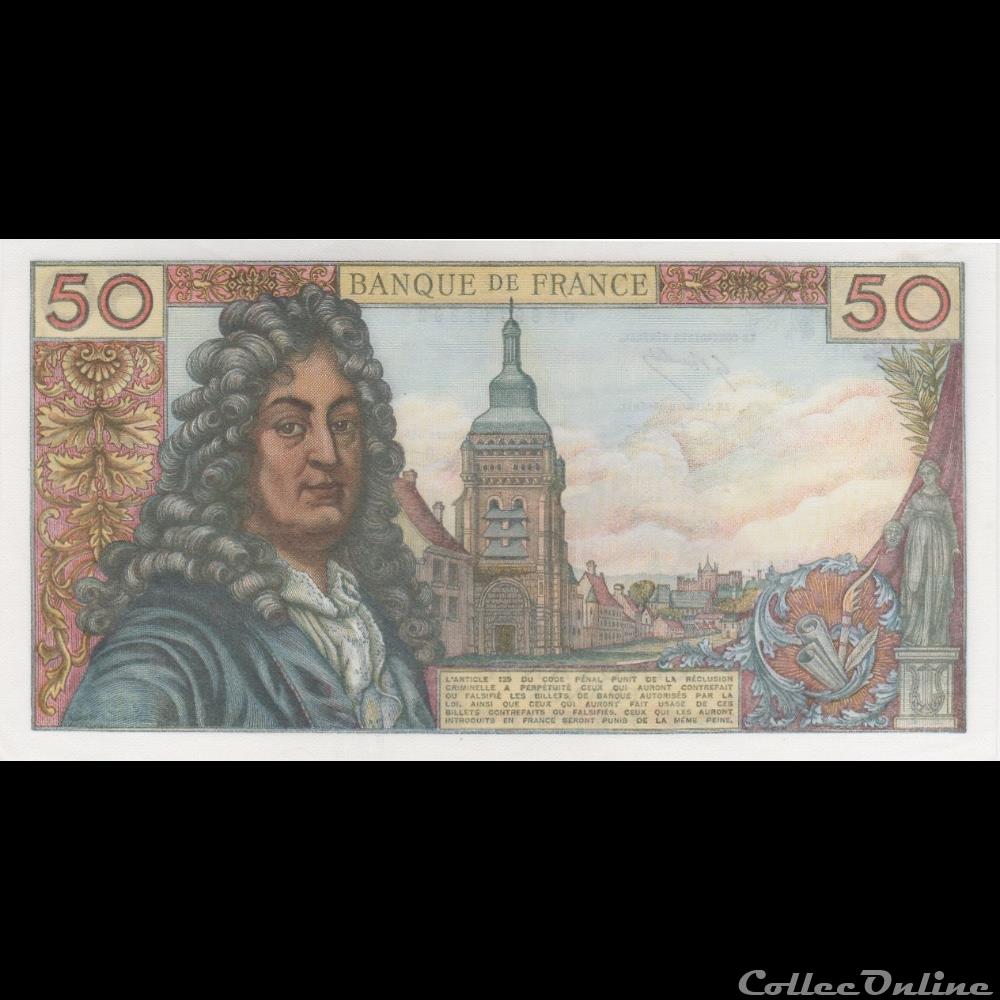 F.64.30 RACINE-05-06-1975 billet france banque de xxe f 64 30 racine 05 06 1975