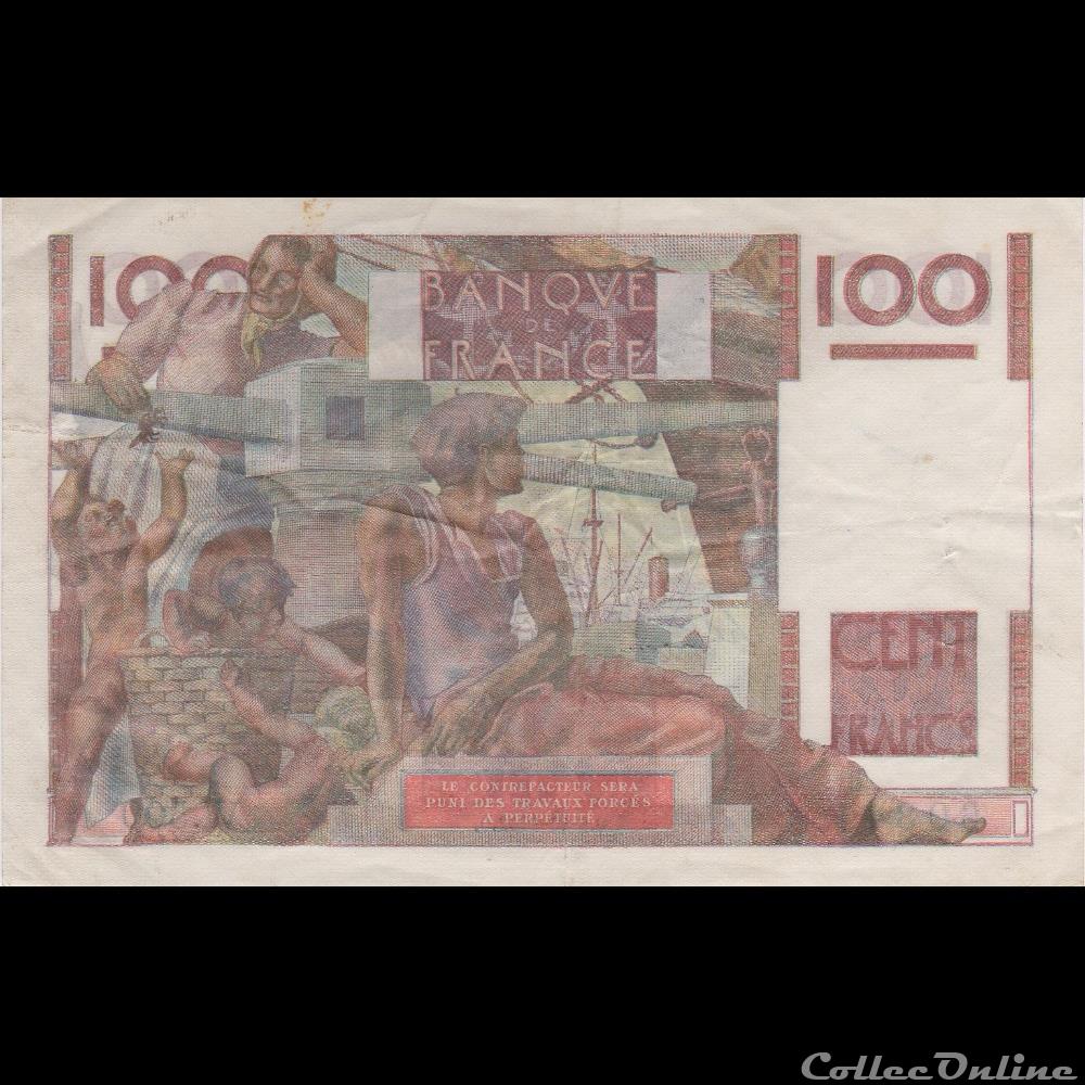 billet france banque de xxe f 28bis 01 02 10 1952 filg inverse