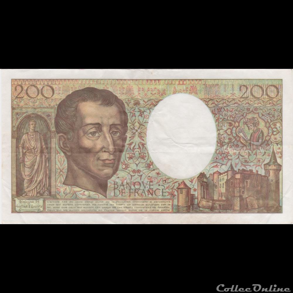 F.70.12b 1992 L.117 N°692366 billet france banque de xxe f 70 12b 1992 l 117 n 692366
