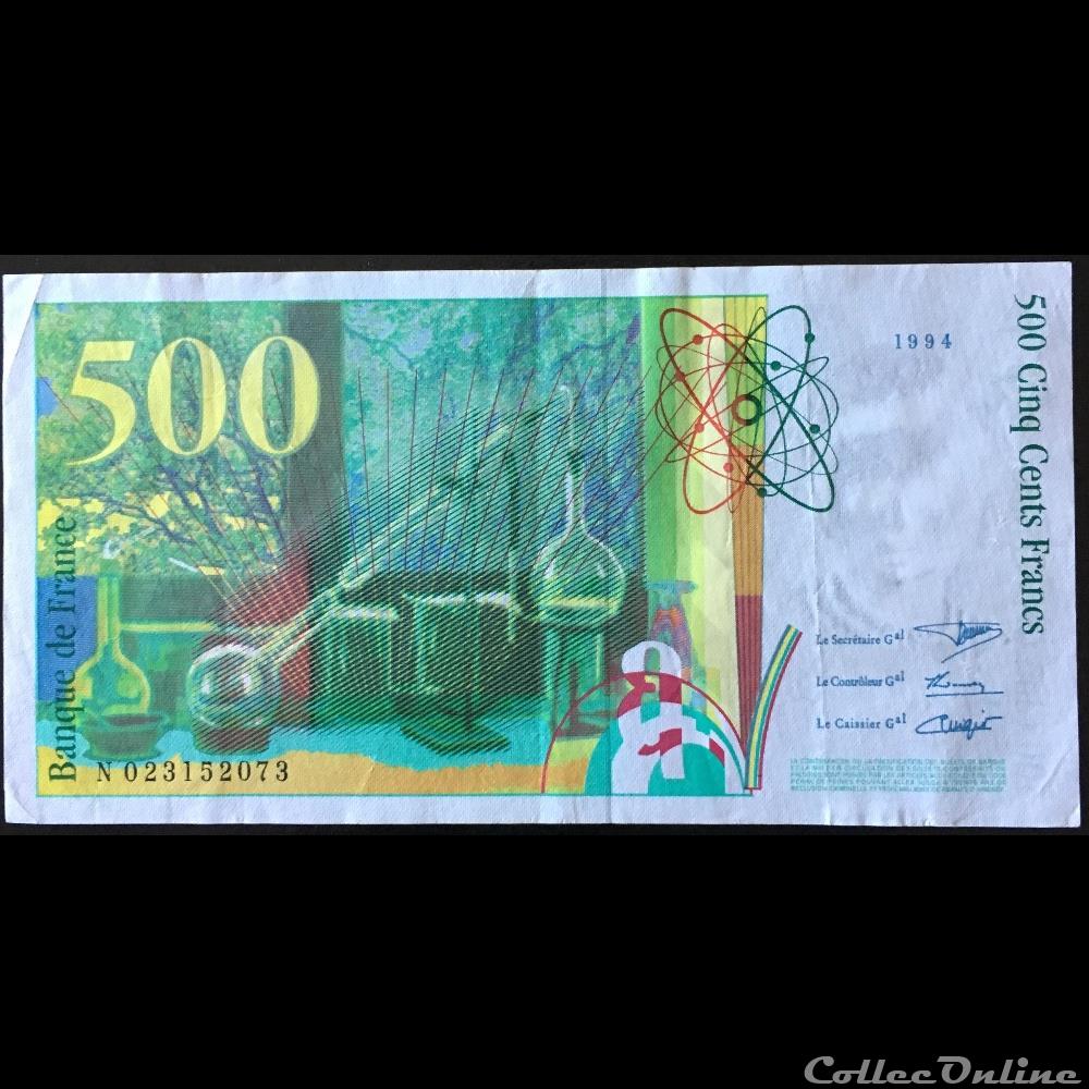 F.76.01 ( Alph. N 023152073 ) 1994 billet france banque de xxe f 76 01 alph n 023152073 1994
