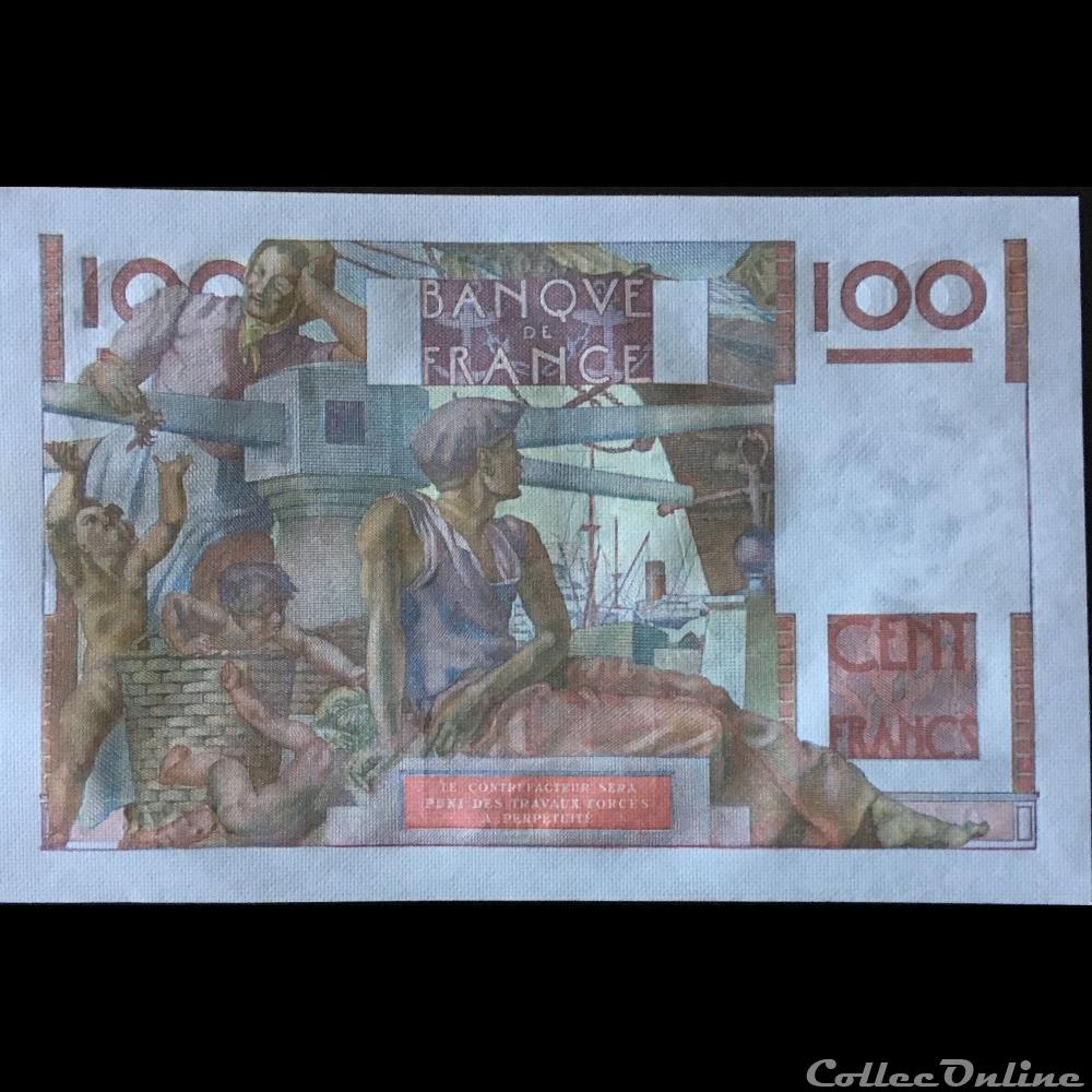 billet france banque de xxe f 28 33 alph x 478 n 04371 04 09 1952