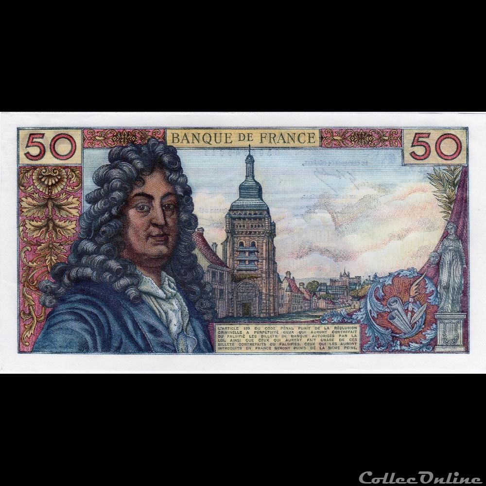 F.64.26 RACINE 07-02-1974 billet france banque de xxe f 64 26 racine 07 02 1974