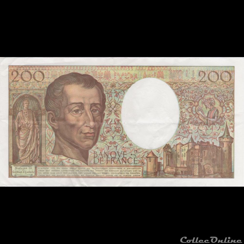 F.70.12b 1992 D.123 N°623695 (TTB) billet france banque de xxe f 70 12b 1992 d 123 n 623695 ttb