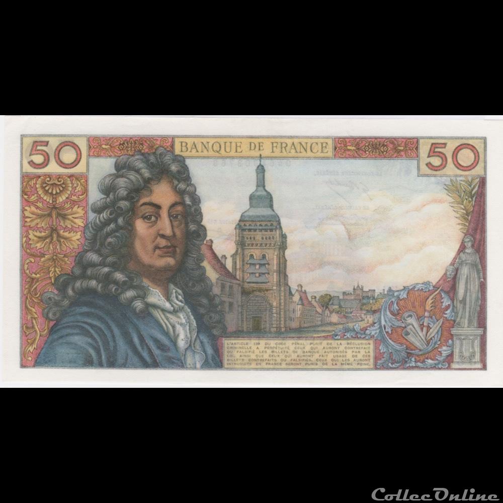F.64.19 RACINE-05-11-1971 billet france banque de xxe f 64 19 racine 05 11 1971