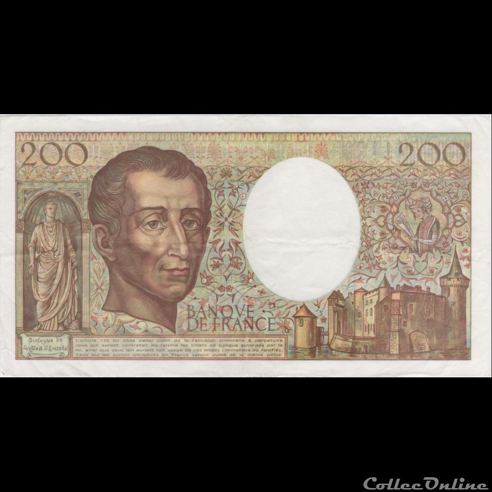 F.70.12b 1992 A.122 N°542764 (TTB) billet france banque de xxe f 70 12b 1992 a 122 n 542764 ttb